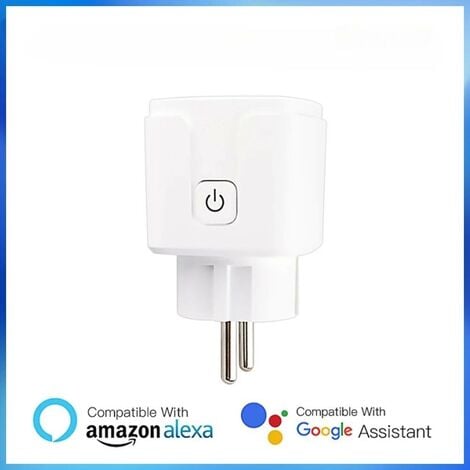 ZigBee Smart EU Plug, prise de minuterie de télécommande sans fil,  compatible avec Alexa, Google Home Assistant, 16A, 110-250V, Pologne, prise  européenne