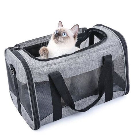 Sac de transport pour chats et petits chiens, sac de transport pliable pour  chats