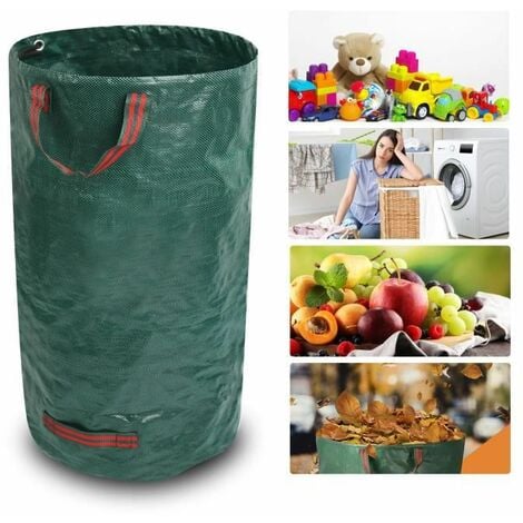 Sac poubelle vert 32 gallons PP Compost Bag Home Organic Fermentation Bag  Extérieur
