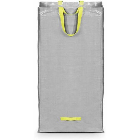 Sac branche de jardin carr gris 45 x 45 x 100 cm polyester Ext rieur