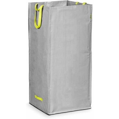 Sac branche de jardin carr gris 45 x 45 x 100 cm polyester Ext rieur