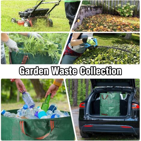 Sacs De Jardin 272L - 2 Pièces Réutilisables Pour Déchets Verts | Résistants Et Pratiques