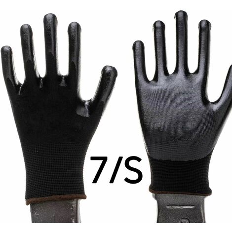 6 Paires Gants De Travail Ehdis - Nylon Anti-dérapant - Taille Unique - Pour Mécanique, Bricolage