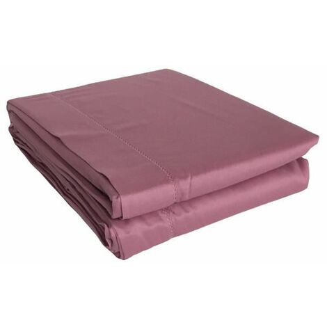 Drap plat en satin de coton Comfort