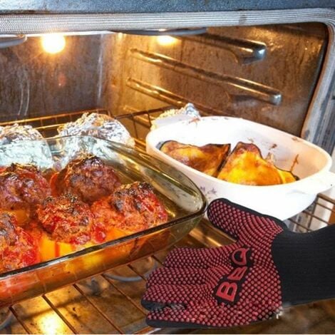 Gants de cuisine protection anti-chaleur anti-dérapanteProtéger