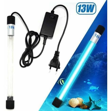 Lampe de stérilisation UV pour aquarium, lampe de stérilisation à