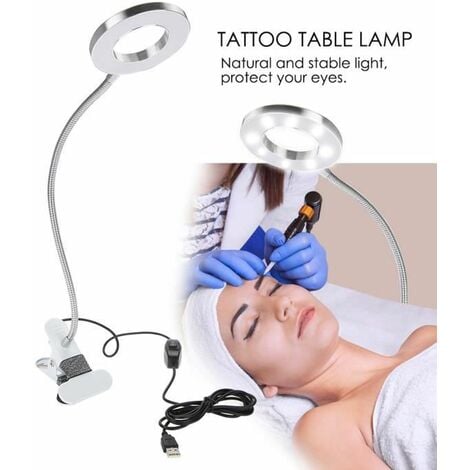 Lampe de table Clamp Beauty, lampe de table de maquillage USBsalon Chambre
