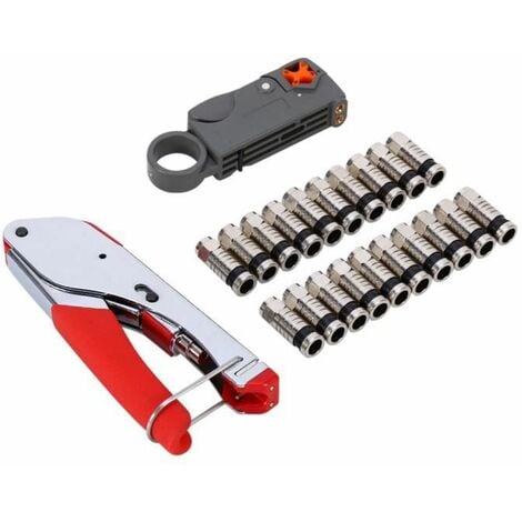 Kit d'outils de sertissage Rj45, outil de serrage avec connecteurs