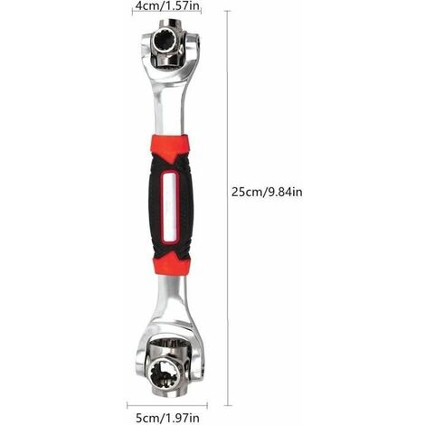 Clé à douille 8 en 1 Outils à main de réparation multifonctions