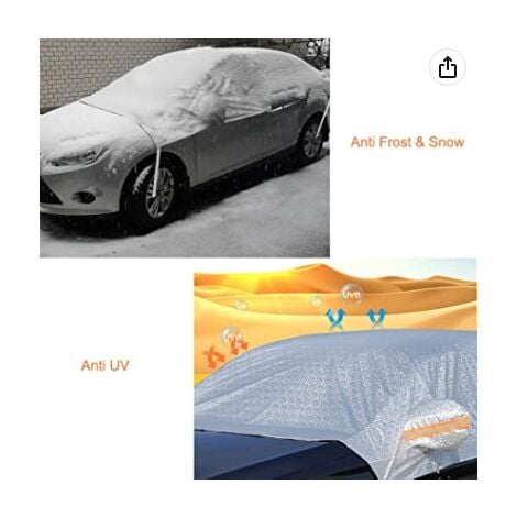 Housse de voiture Housse de voiture demi-étanche pour automobiles, soleil,  pluie, poussière, tous temps, protection