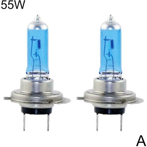 2 X H7 Ampoule Lampe Xenon Halogene 100W 8500k 12V Blanc de phare