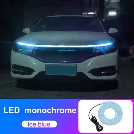 Bande led voiture exterieur, 60 cm LED lumière de jour, lampe