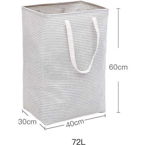 coton poignée tissu Oxford panier à linge pliable panier à linge pliable  grande capacité sac à