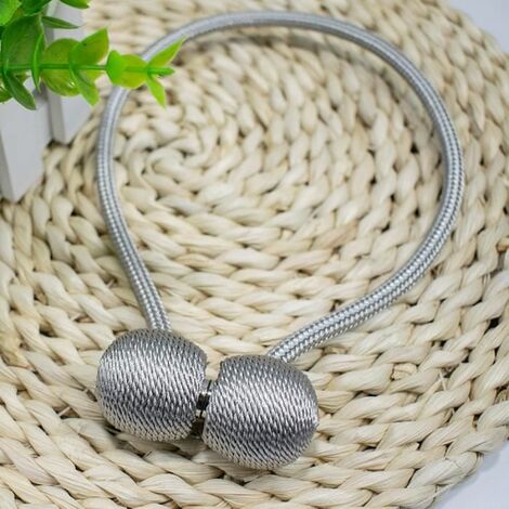 2 pièces/set perle design Rideau minimaliste aimant Rideau à nœud sangle  pour domicile, Mode en ligne