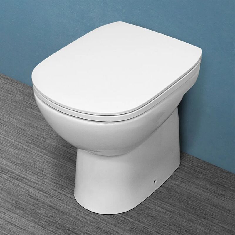 COPRIWATER IS LISA-ALPHA IN TERMOINDURENTE BIANCO CON CERNIERE IN PLASTICA