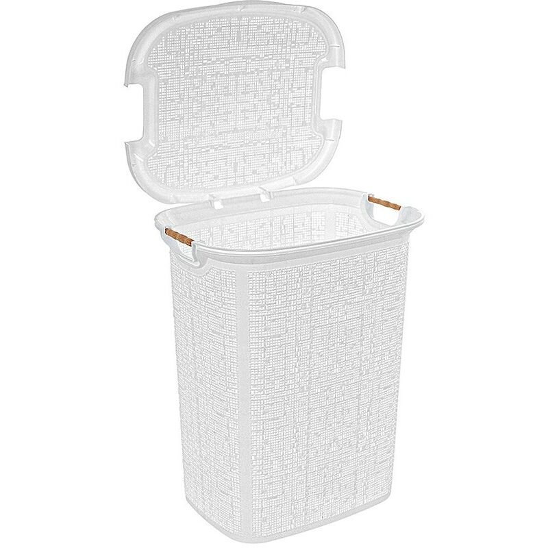 SET PORTABIANCHERIA PLASTICA 60 Lt 3ecesta portbiancheria Mosaic Kis Keter  EUR 49,00 - PicClick IT