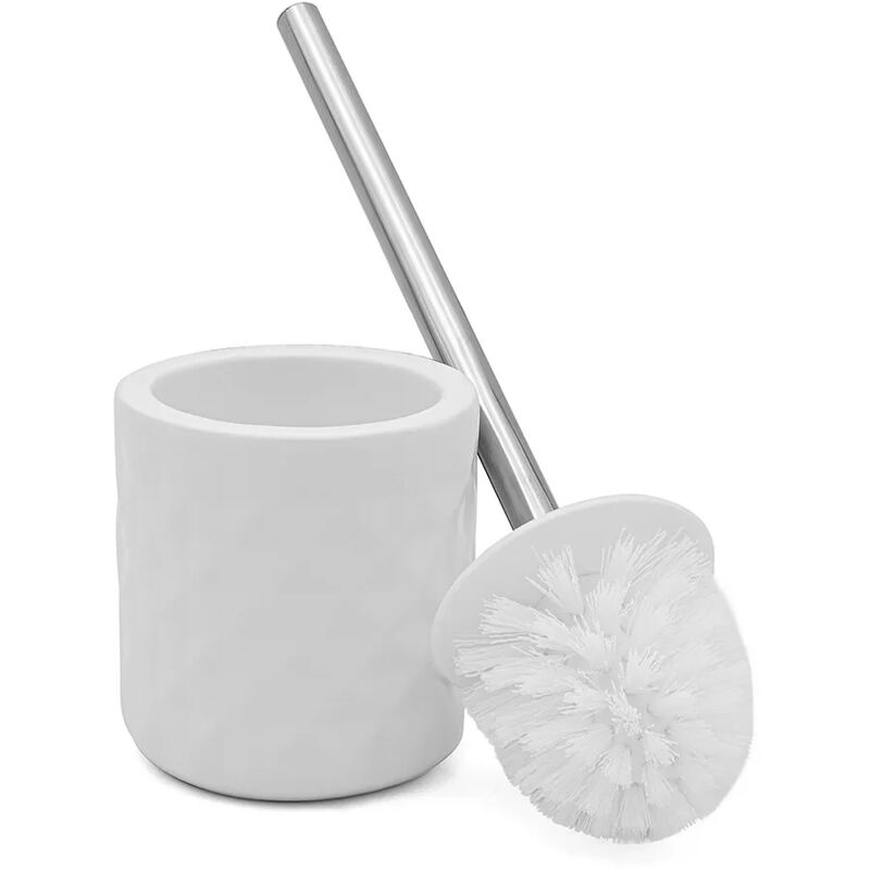 Scopino Wc Da Appoggio In Resina Grigio Pervinca