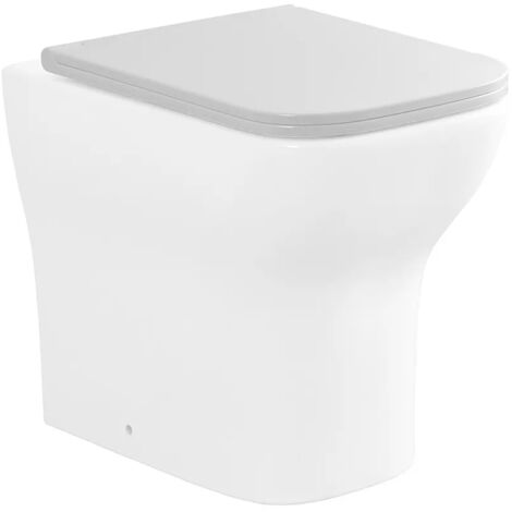 Copriwc originale serie Plana bianco lucido con chiusura soft-close