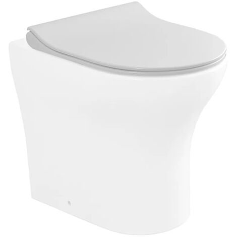 Copriwc originale serie Itaca bianco lucido con chiusura soft-close (1/5)
