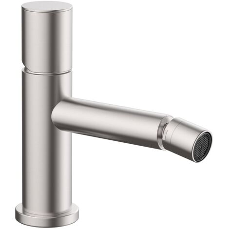 Miscelatore bidet satinato senza leva in acciaio inox Gemini