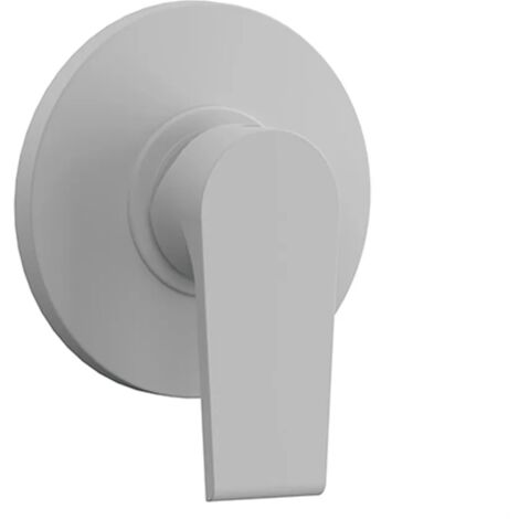 Miscelatore doccia incasso Mariani serie Artic in ottone bianco opaco