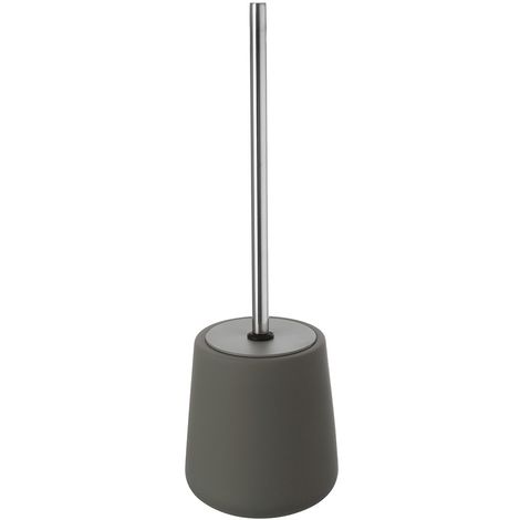 Portascopino Ceramica Grigio Arredo Bagno e Complementi