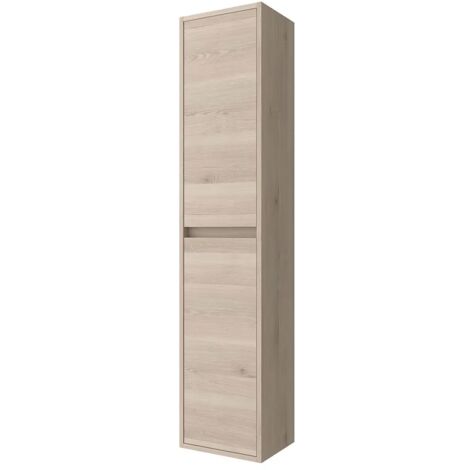 Armadio guardaroba 2 ante, 70 x 40 x 135 cm, con cassetti e ripiani, Armadio per bambini, Armadio per scope, Legno, Bianco | Leroy Merlin
