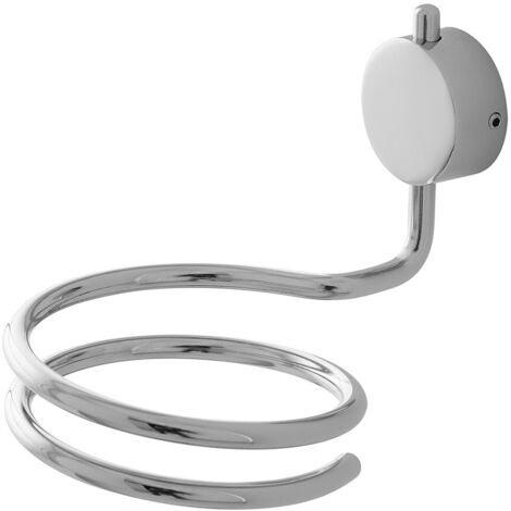 Porta phon a spirale in acciaio cromato doppio fissaggio Plaza (1/3)