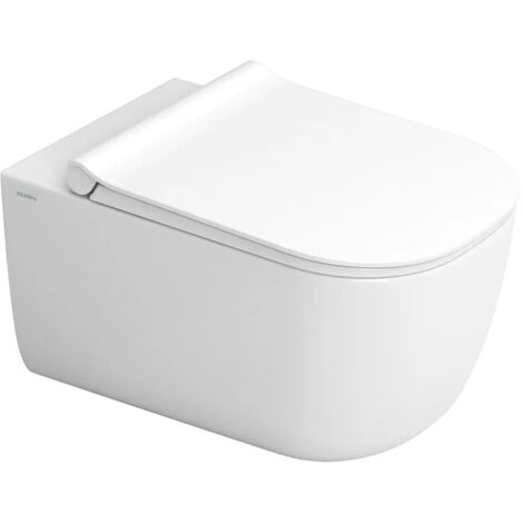 Wc sospeso Rimless Mirto in ceramica lucida con scarico a parete
