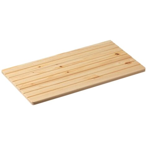 Asse lavapanni per vasca in resina da 75 cm in legno di pino verniciato