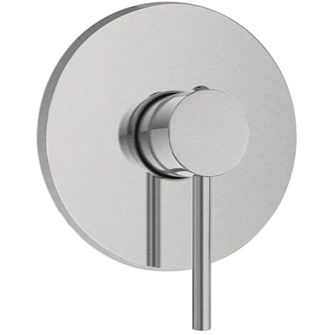 Miscelatore doccia incasso in acciaio inox color nichel spazzolato York (1/2)
