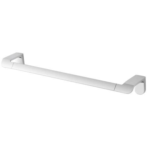 Porta asciugamani diritto L 45 cm da muro in acciaio cromo Fusion (1/3)