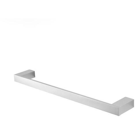 Porta asciugamani diritto da muro L 45 cm in alluminio argento Sky (1/3)