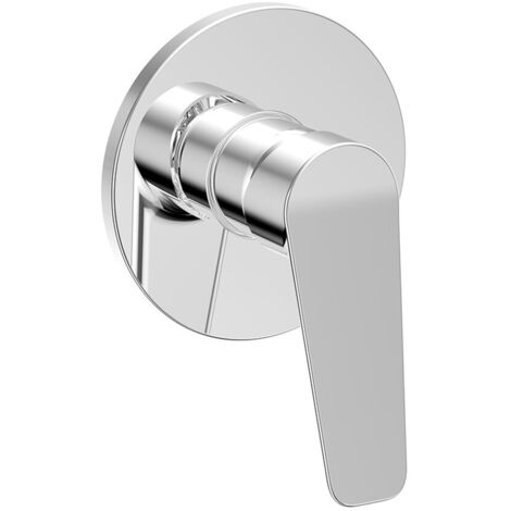 Miscelatore doccia in ottone cromato a incasso Linea Aurora (1/2)