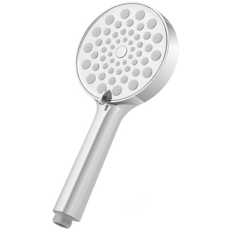Doccetta tonda 26 cm con tre tipi di getto cromo in ABS Hidra (1/3)