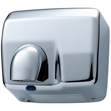 Asciugamani elettrico antivandalo in acciaio inox lucido 2500W