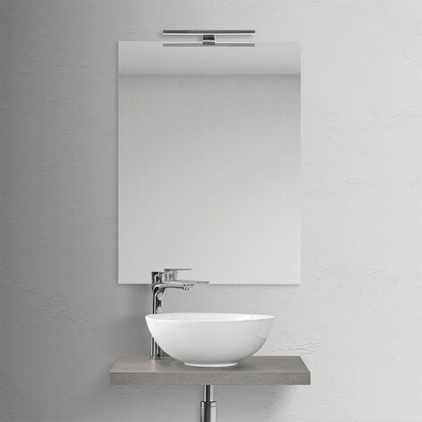 Lavamani da appoggio a bacinella 40 cm in ceramica bianco lucido