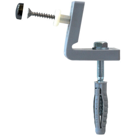 Kit di Fissaggio per Sanitari a Pavimento Filomuro Fischer con Foro Laterale