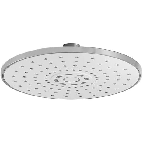 Soffione doccia tondo diametro 22 cm in ABS con finitura cromo
