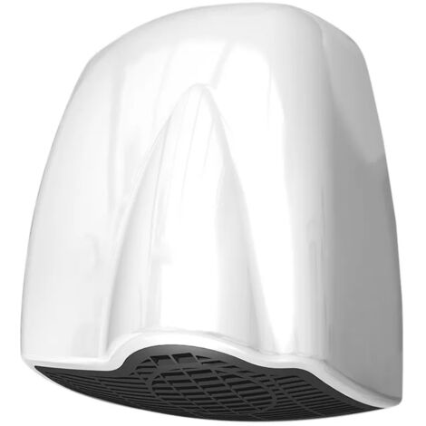 Asciugamani elettrico silenzioso con motore a induzione 1850W in ABS bianco