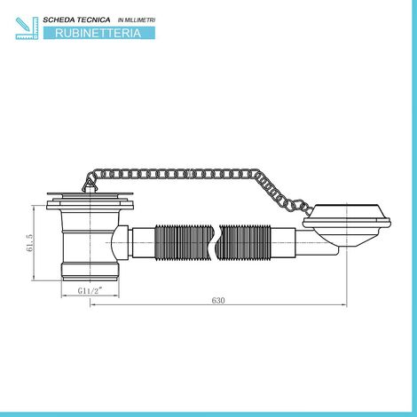 Scarico Plastica Con Portagomma 32 Mm - Passion Marine - Foto 5