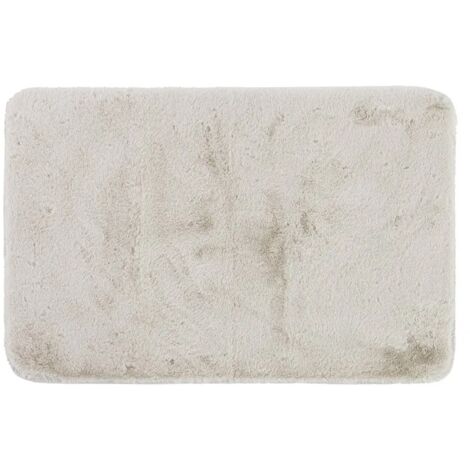 Tappeto doccia 40x60 cm Rabbit in poliestere ecru antiscivolo