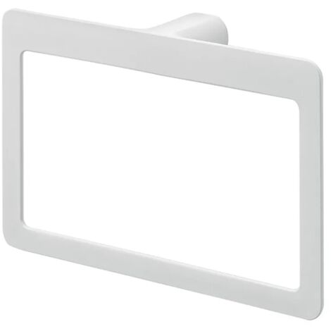 Portasalviette ad anello ottone bianco opaco Gedy serie Pirenei (1/2)