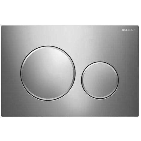 Geberit placca di comando Sigma 20 doppio tasto cromo lucido/cromo satinato