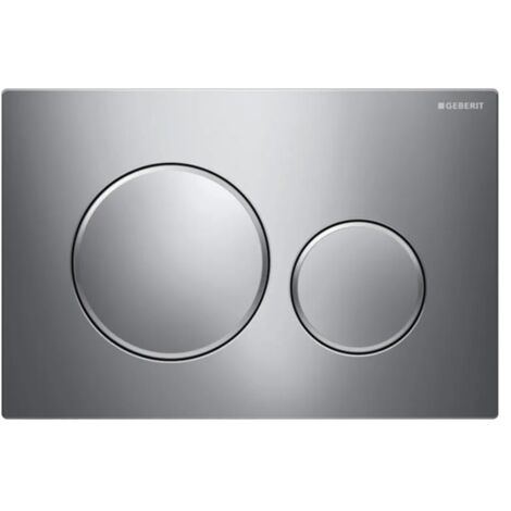 Geberit placca di comando Sigma 20 doppio tasto cromato opaco/lucido (1/3)