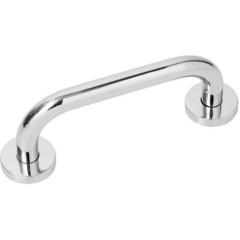 Maniglione di sicurezza cromato 30 cm per disabili in acciaio inox