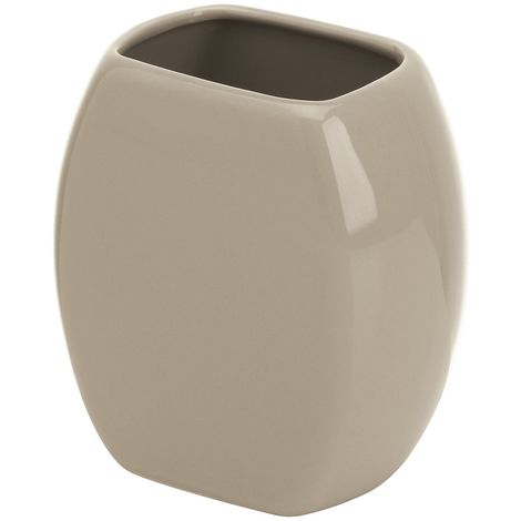 PORTASPAZZOLINO IN CERAMICA TORTORA