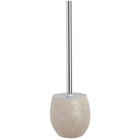 Portascopino Da Appoggio In Poliresina Sabbia Effetto Pietra Stone