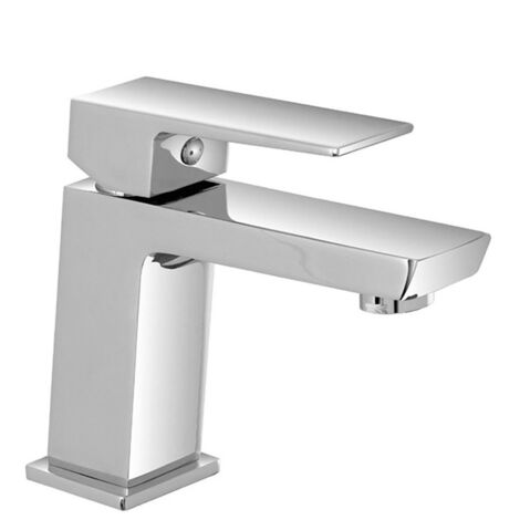 FERIDRAS MISCELATORE MONOCOMANDO RUBINETTO LAVABO CROMATO LUCIDO SERIE QUATRA (1/6)