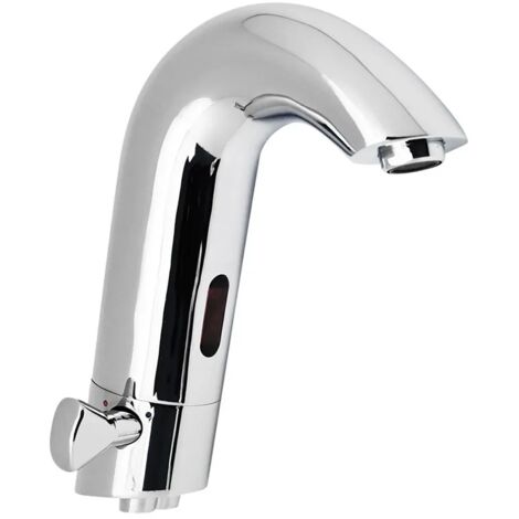 Miscelatore lavabo elettronico a fotocellula ottone cromo (1/2)
